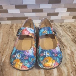 Alegria Mary Jane's Floral Size 36